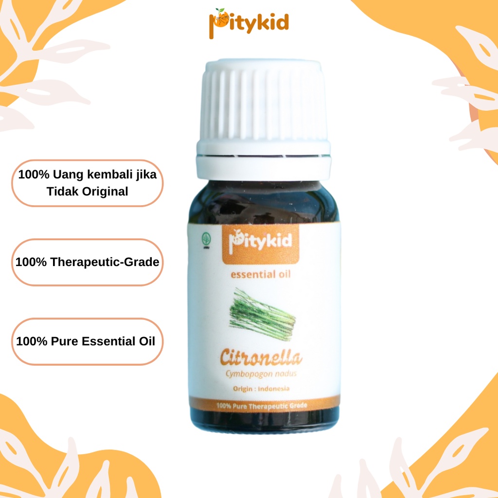 Pitykid Citronella Essential Oil Pure Minyak Sereh Wangi