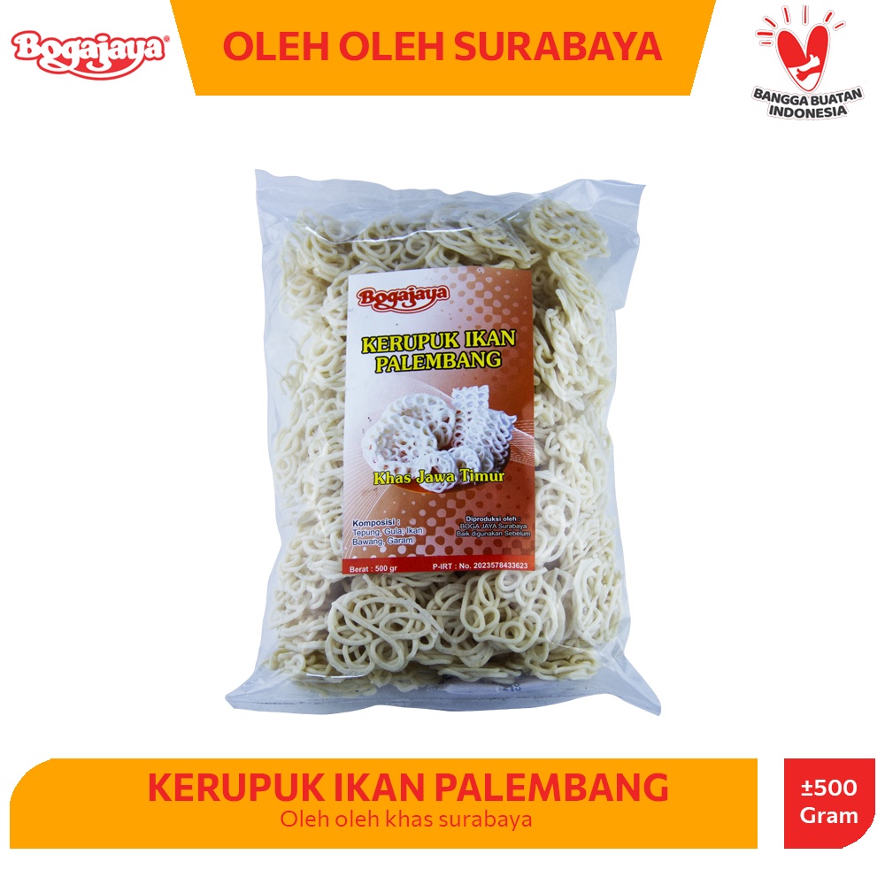 

KERUPUK IKAN PALEMBANG 500 GRAM / KRUPUK IKAN MIE PALEMBANG BOGAJAYA