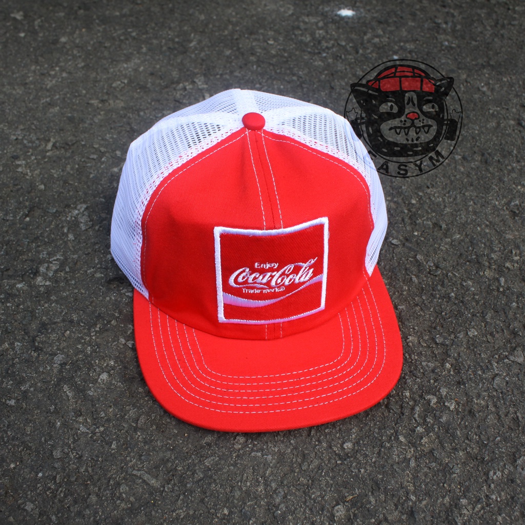 Coca Cola Vintage Mesh Trucker Cap