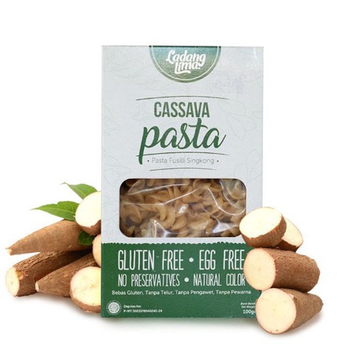 Ladang Lima Cassava Pasta Gluten Free 100Gram