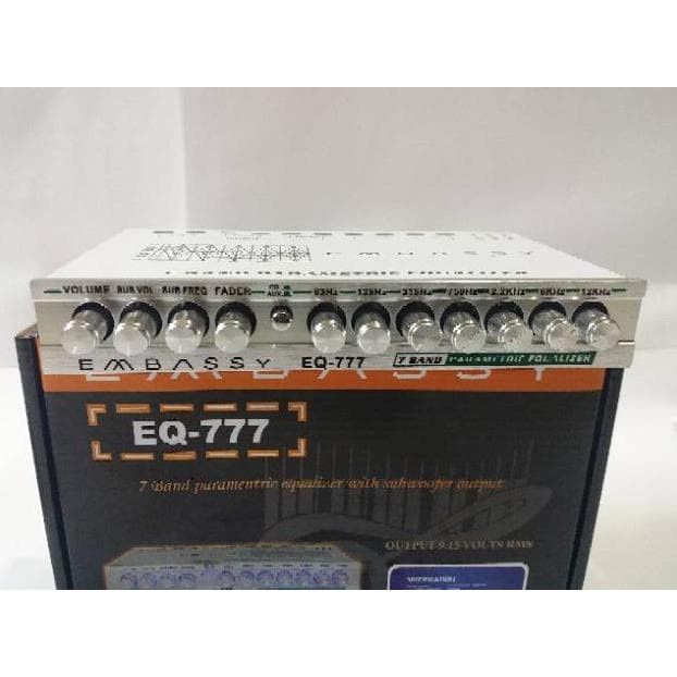 Preamp parametic mobil Embassy EQ-777