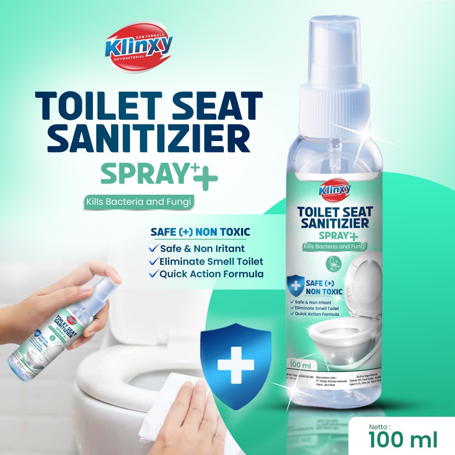 Anti Bakteri Steril -Klinxy 100ml Toilet Seat Spray Sanitizer