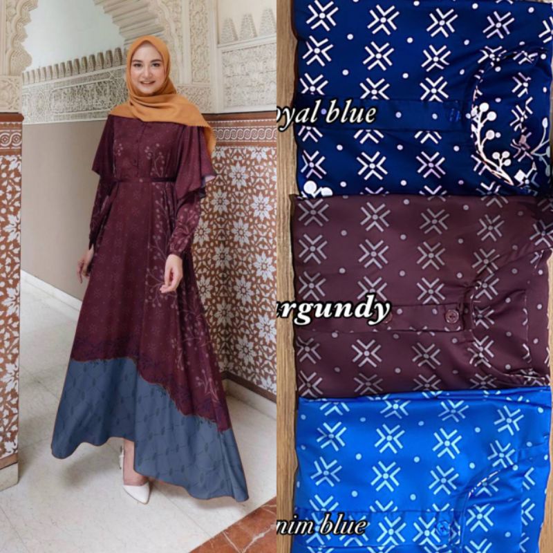 Dress Raya Lebaran Kekinian Terbaru Gamis Wanita