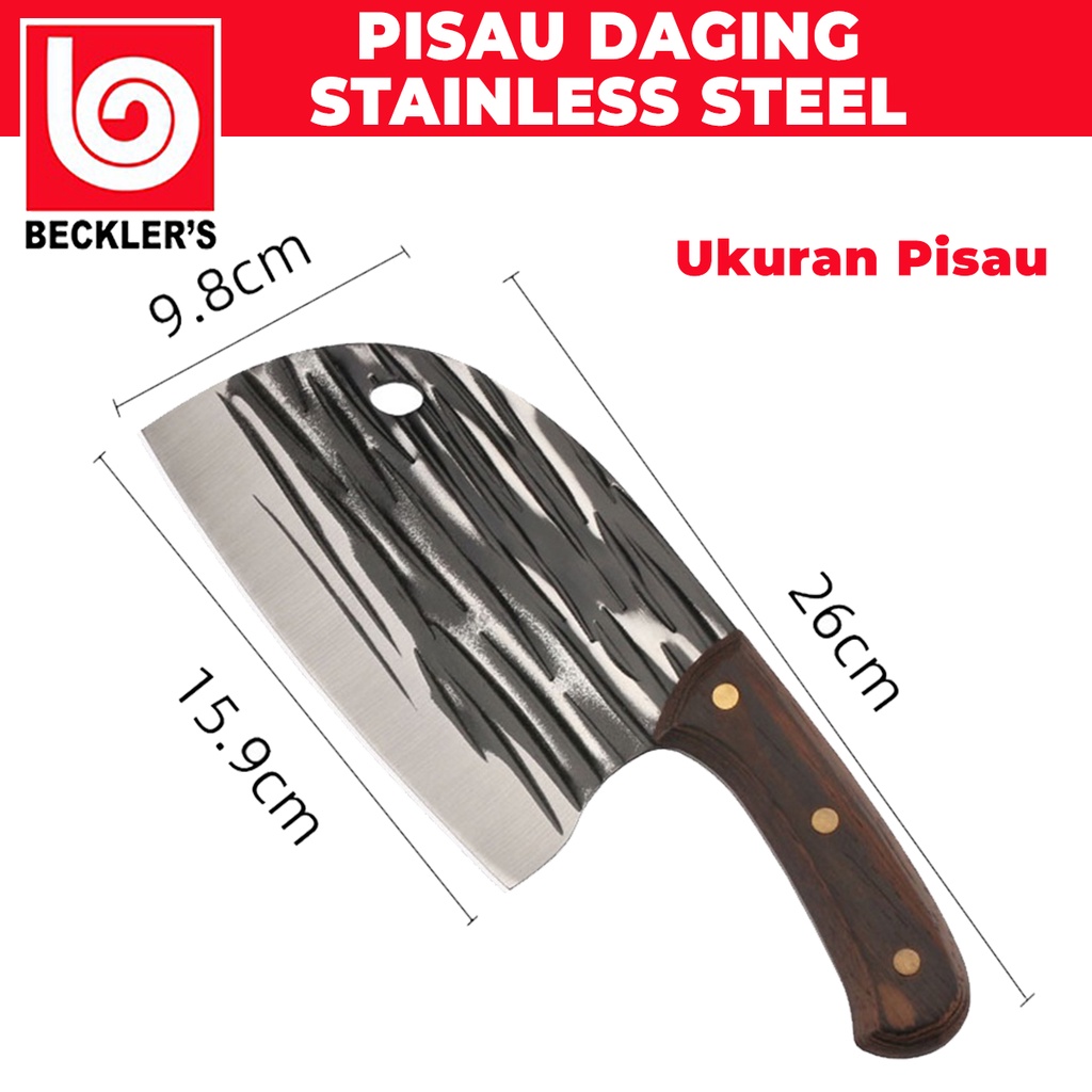 Pisau Daging Pisau Koki Proffesional / Daging Super Tajam Jepang Tidak Berkarat / Super Knife Stainless Steel