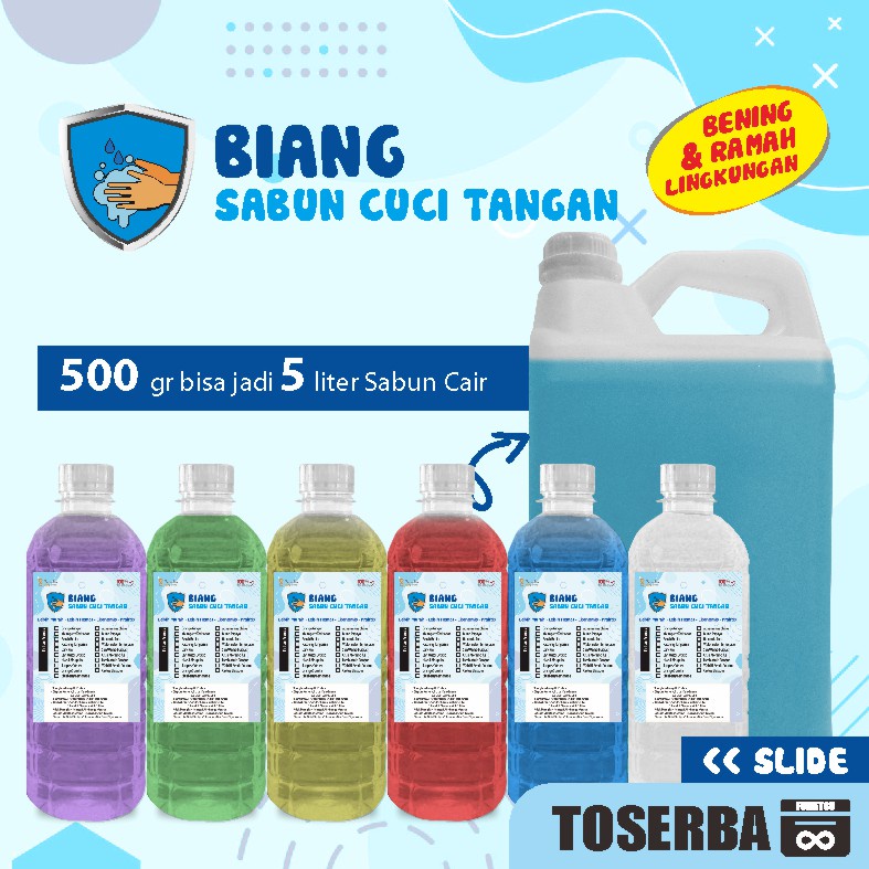 Biang Sabun Cuci Tangan Segar / Bibit Handsoap Segar Favorite 500gr