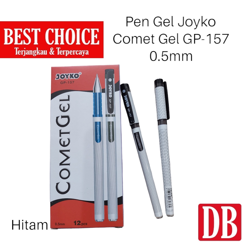 

Gel pen / Pulpen Joyko Comet Gel (CometGel) 0.5 mm Hitam