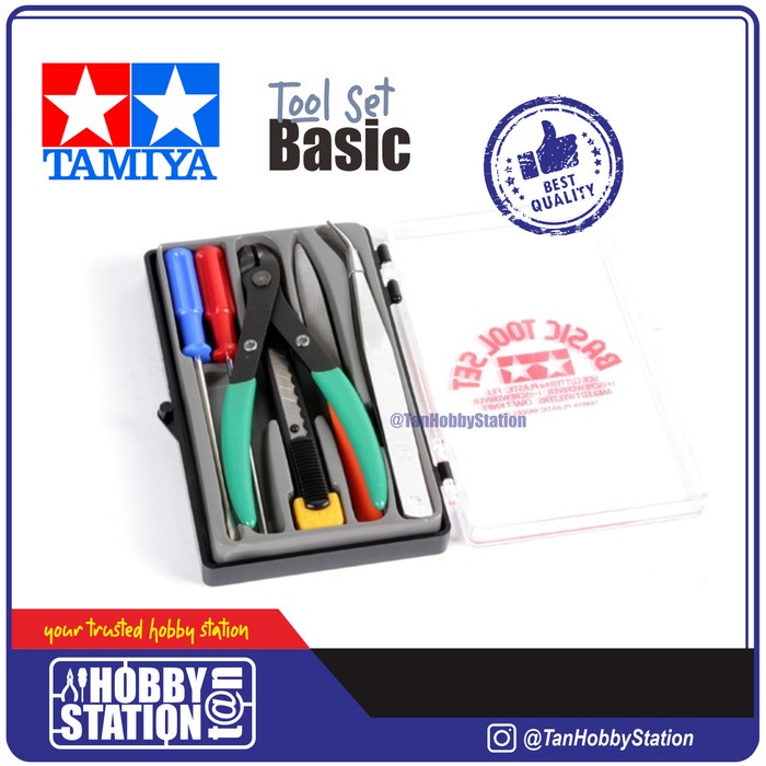 Terlaris Tamiya Basic Tool Set - Gundam Model Kit Rc