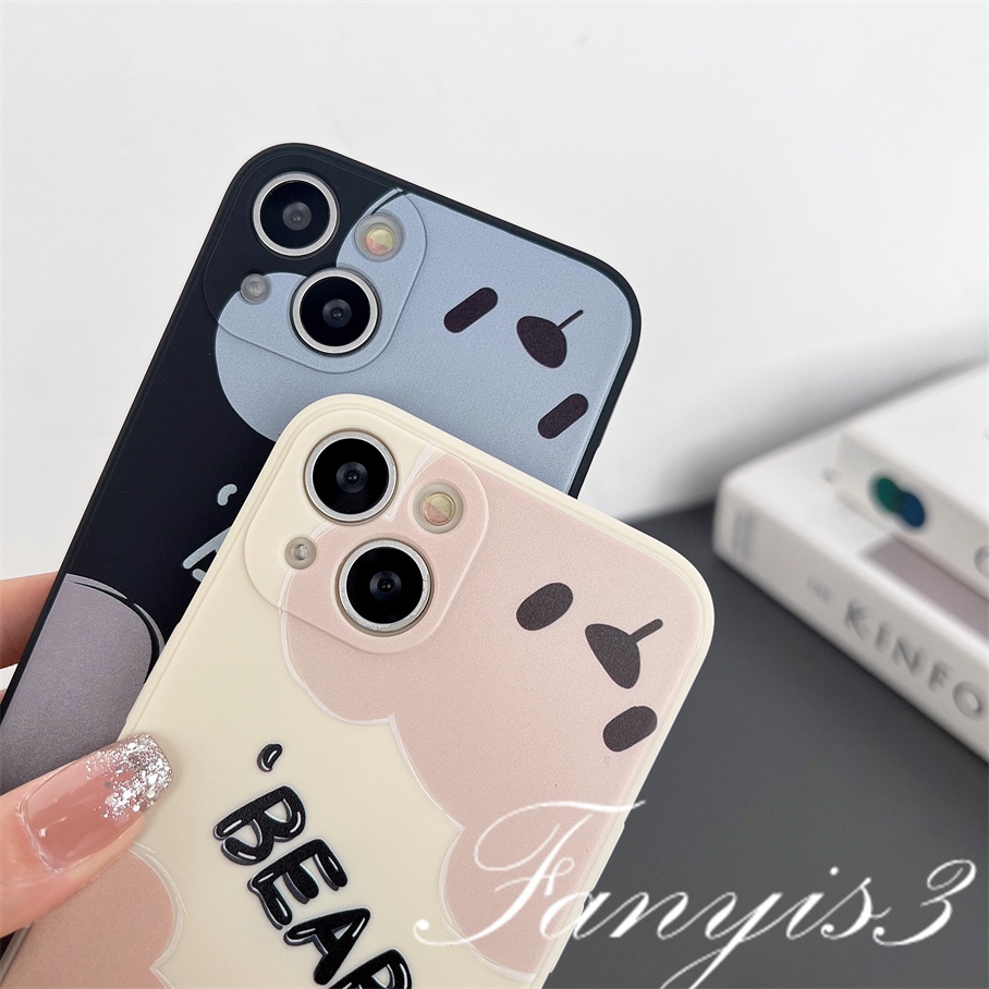 OPPO A78 A17 A77 A77s A57 A76 A96 A16 A16S A15 A15S A74 A5s A3s A54 A31 A5 A9 A53 A33 2020 A93 A94 A95 Reno 8T 6 5 6Z 5F 4F A12 F11 Soft Case TPU Motif Beruang Untuk