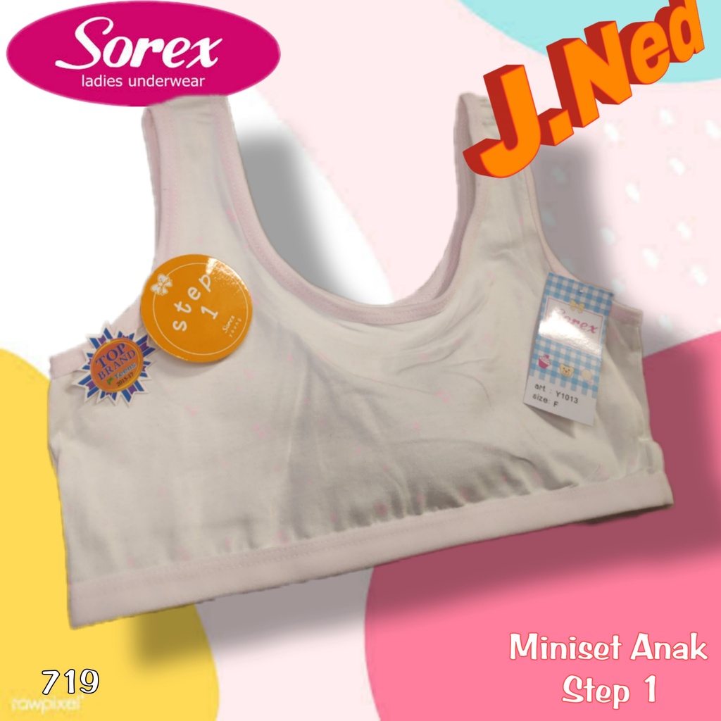 J719 MINISET BRA BH PAKAIAN DALAM ANAK PEREMPUAN STEP 1 SOREX Y1013