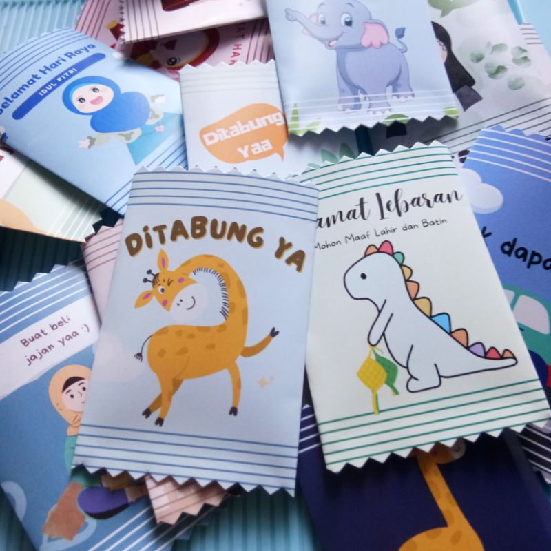 

(10pcs) Amplop Lebaran Unik Bentuk Snack