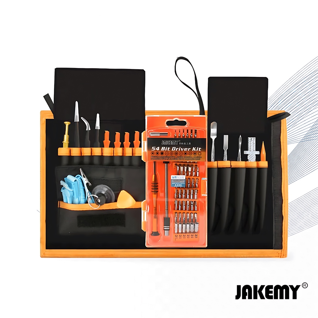 Jakemy Obeng Set Hp Opening tool Pinset Gelang Lengkap Original JM-P01