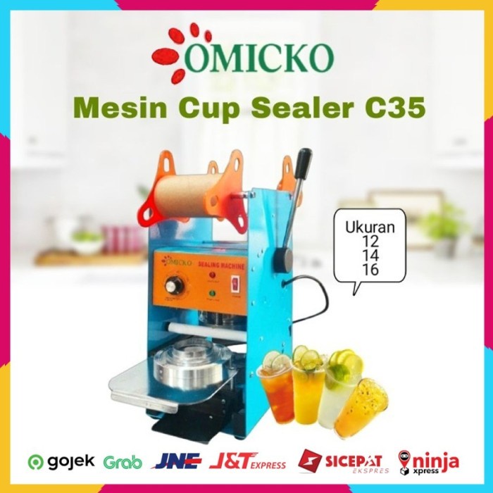Seal Mesin Cup Sealer Press Gelas Plastik Omicko C39