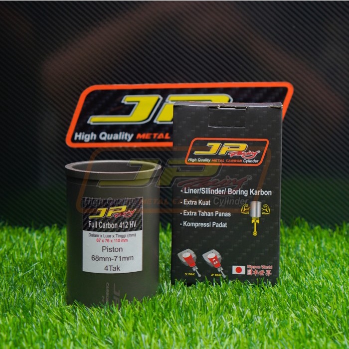 Jp Racing Liner Carbon Utk Piston 68-71 Mm Bahan Full Carbon 412 Hv