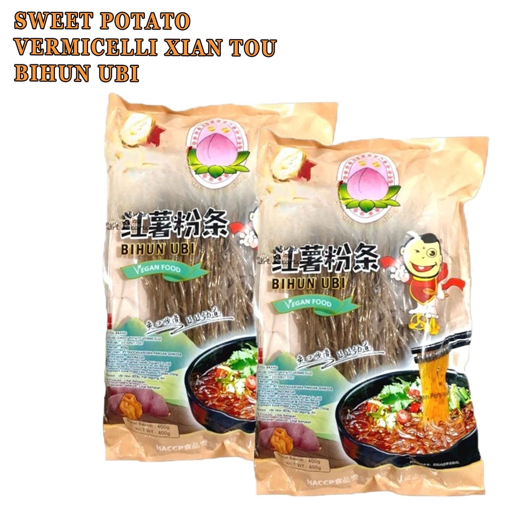 Vermicelli Xian Tou* Sweet Potato* Bihun Ubi* 400g