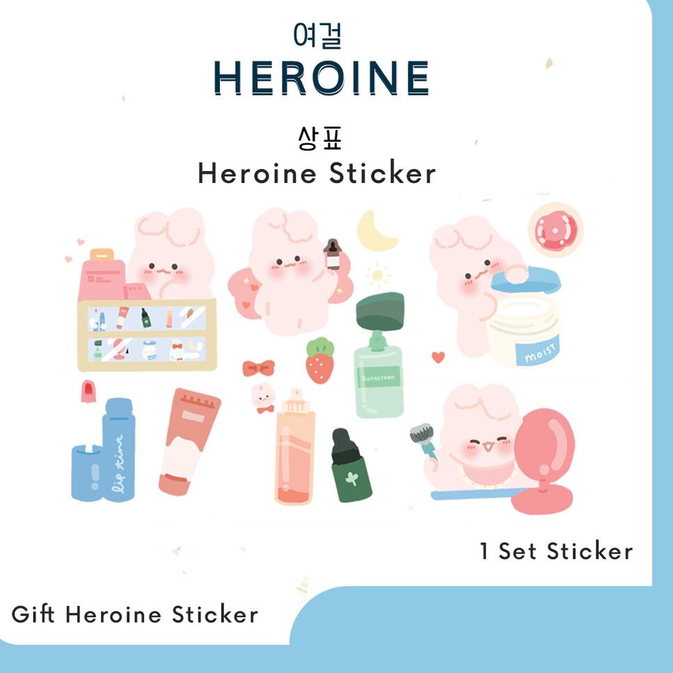 

12.12 Brand Sticker HEROINESKIN Set 