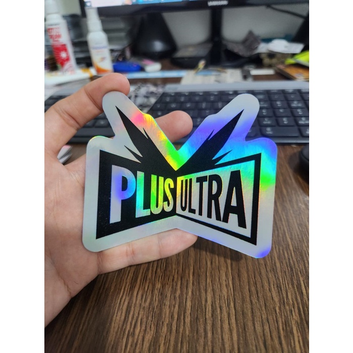

Sticker Hologram Anime Besar - PSH1505 - Hero Academia - PlusUltra