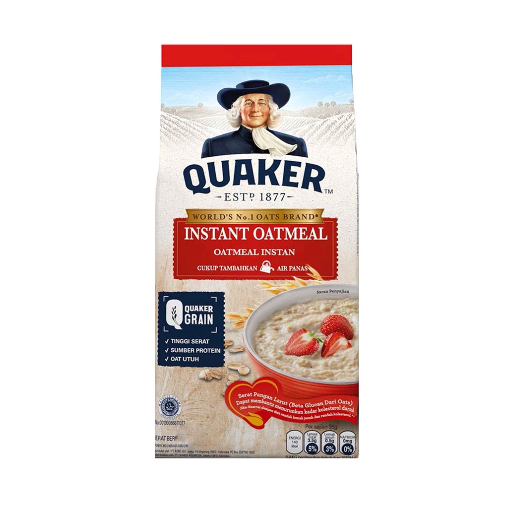 QUAKER OATS INSTANT OATMEAL 200g