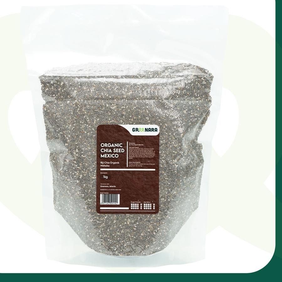 

♔ Chia Seed Mexico Organic 1kg Premium Organik 1000gram ✷