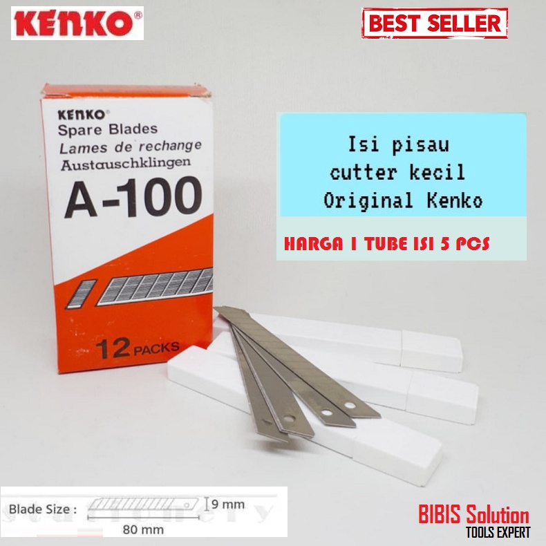 

KENKO Isi Cutter kecil Kenko A-100 / isi Pisau Cuter Refill kater kenko A100