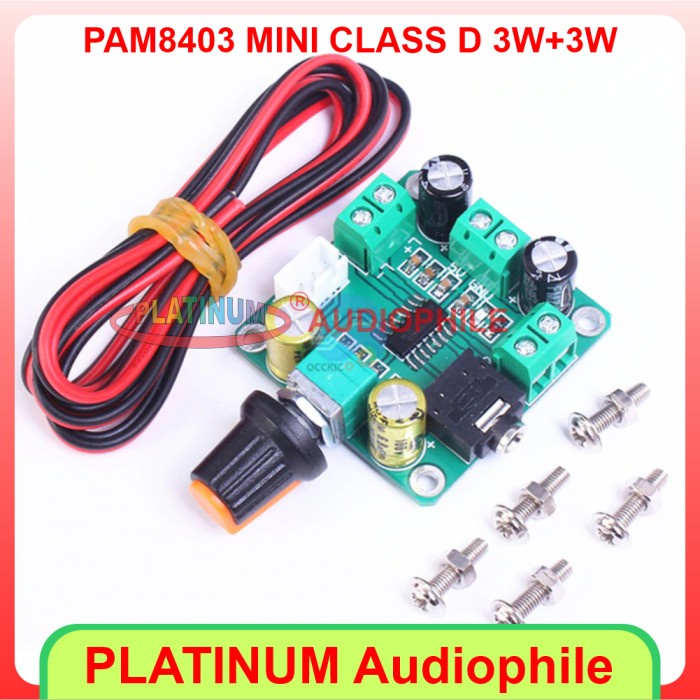Pam8403 Class D Amplifier 2 X 5W Dc 5V Pam8403 Amplifier
