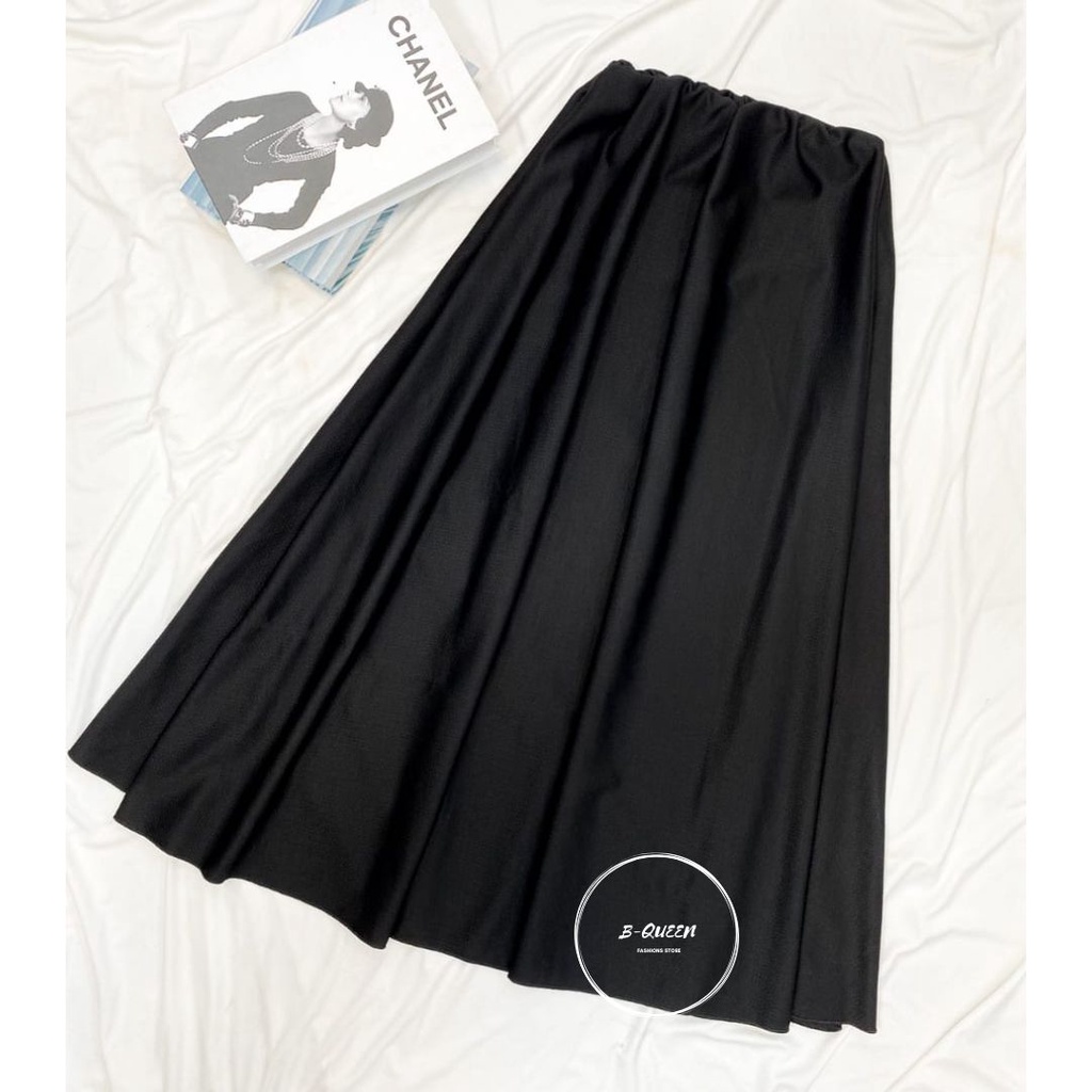 FLARE SKIRT ROK PANJANG WANITA KOREA MAYUNG FIT XL