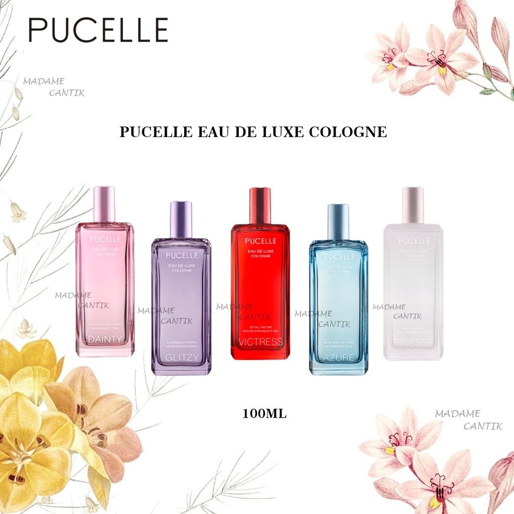 ✿ MADAME ✿PUCELLE EAU DE LUXE COLOGNE - PARFUM - MINYAK WANGI 100 ML ORIGINAL