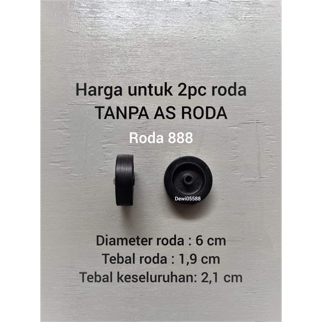 Roda koper, Roda double wheel, Roda karet, Roda replacement