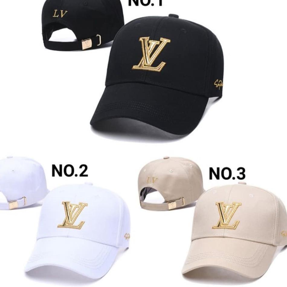 Dijamin Ori>/ Topi Baseball LV Import Pria Wanita Katun Terbaru Termurah COD tanabang muslem
