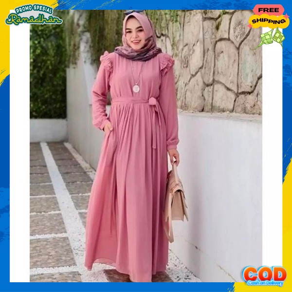 Games Kekinian Viral Gamis Lebaran Terbaru2023 Dress Muslim Waita Bsju Ibu2 Kondangan Mewah Gami Ibu