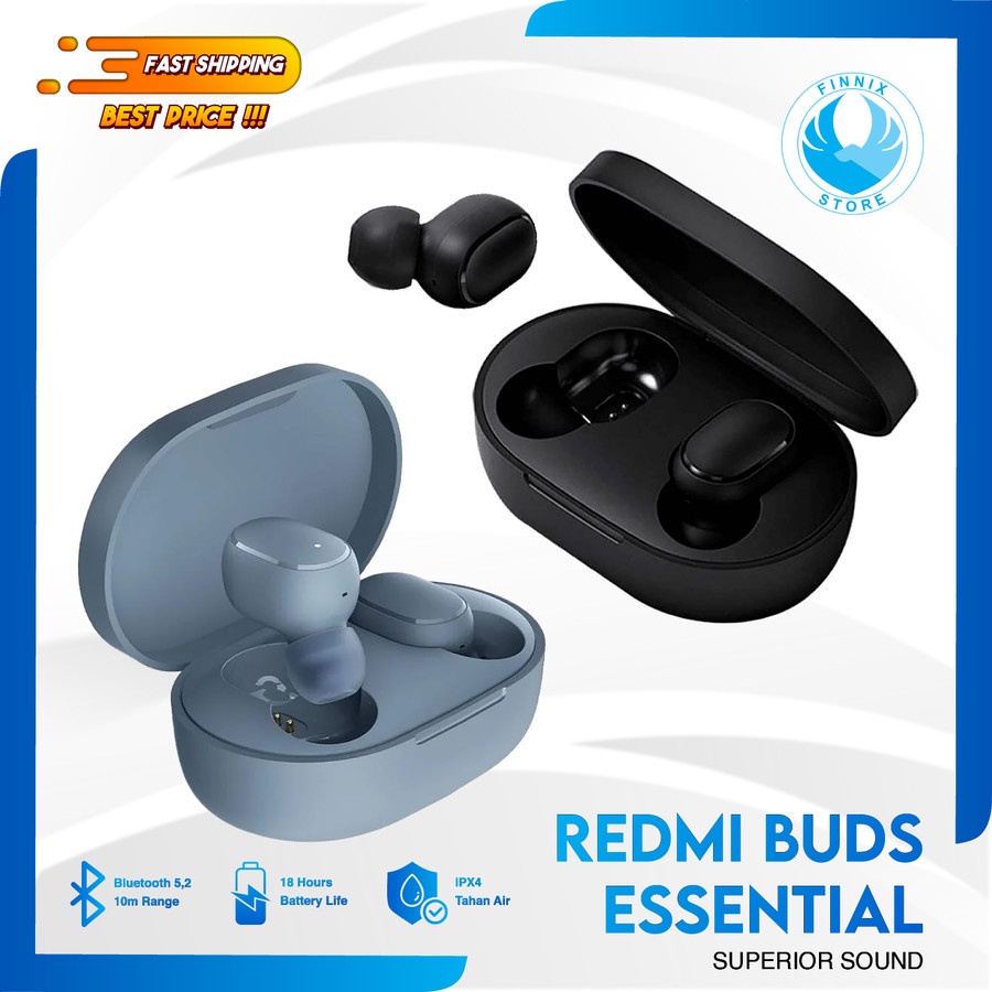 Mi Redmi Buds Essential TWS Bluetooh Earbuds Earphone - Garansi Resmi