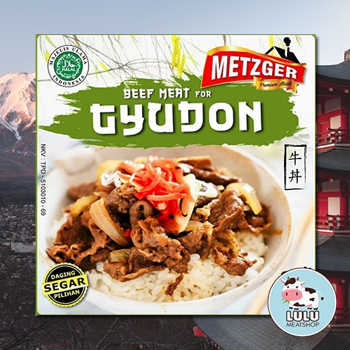 

Beef Gyudon Metzger Daging Sapi Iris Premium Dengan Saus