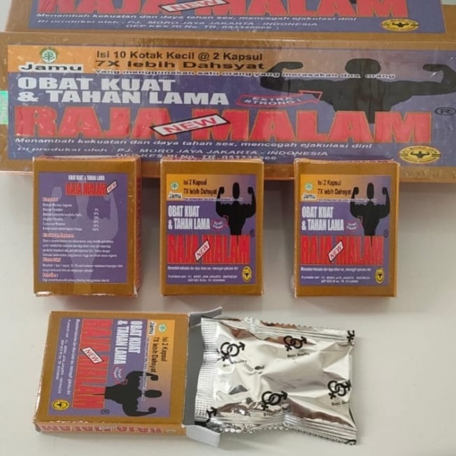 NEW TERLARIS Stok terbatas Raja Malam Kapsul OBAT KUAT HERBAL TAHAN LAMA / KEJANTANAN PRIA PERKASA S