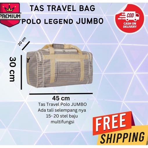 TRAVEL BAG LEBARAN JUMBO Tas Pakaian MEDIUM / Tas Baju / Tas Jalan Jalan / Tas Mudik / Tas Lebaran tas travel mudik / tas travel / travel bag / tas mudik / tas jalan jalan / tas kekinian / tas multifungsi / tas selempang / tas duffle / polo legend