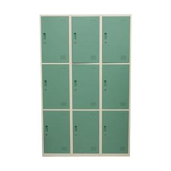 Krisbow Loker 9 Pintu - Turquoise/Loker Karyawan/Loker Sekolah