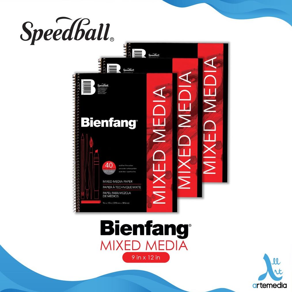 

Buku Sketsa Speedball Bienfang 9x12 inch Mixed Media Wire Bound