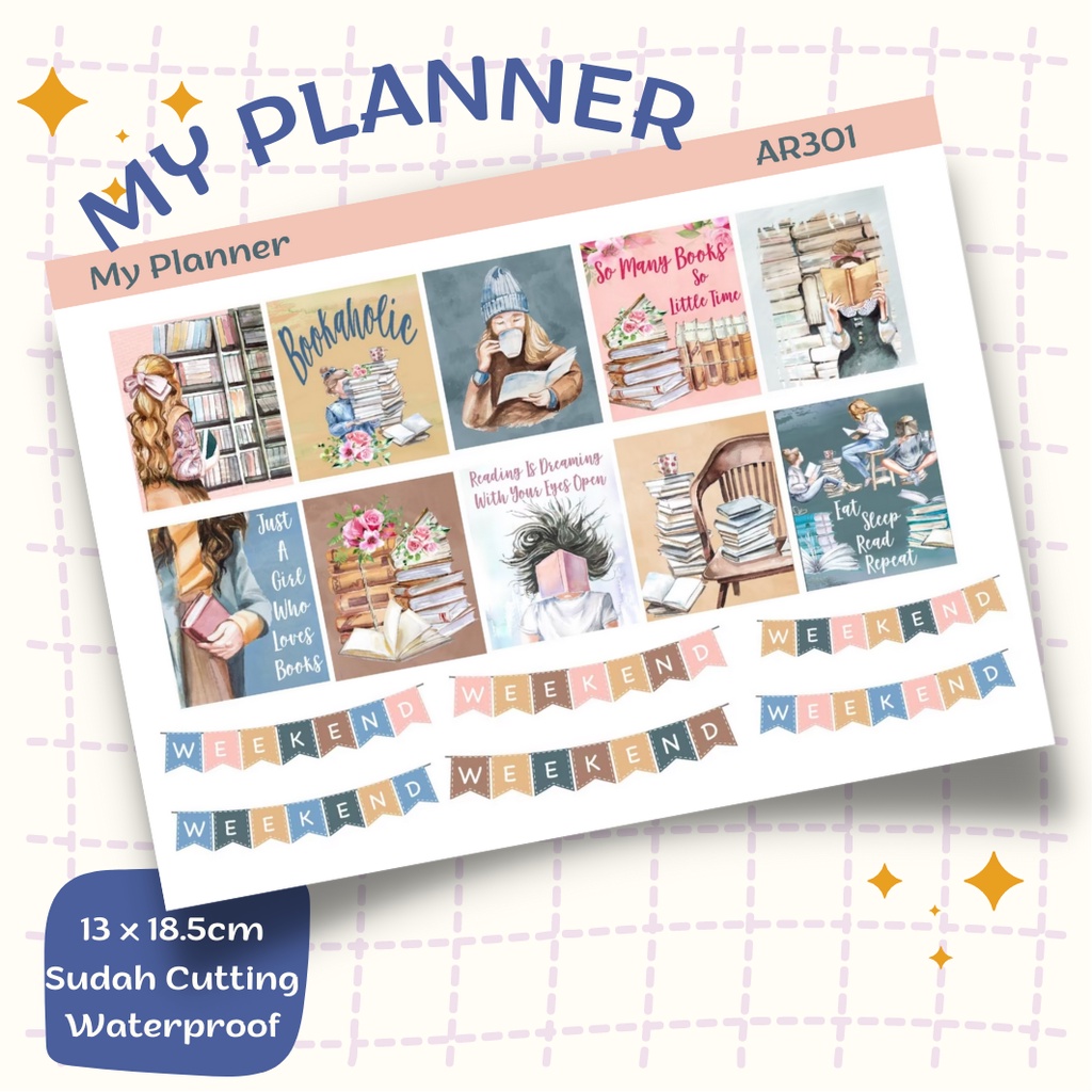 

[DOKI] My Planner Stiker Dekorasi Lucu / Sticker Journal / Stiker Aesthetic Memo Sticky Notes Journal Scrapbook Planner - AR301