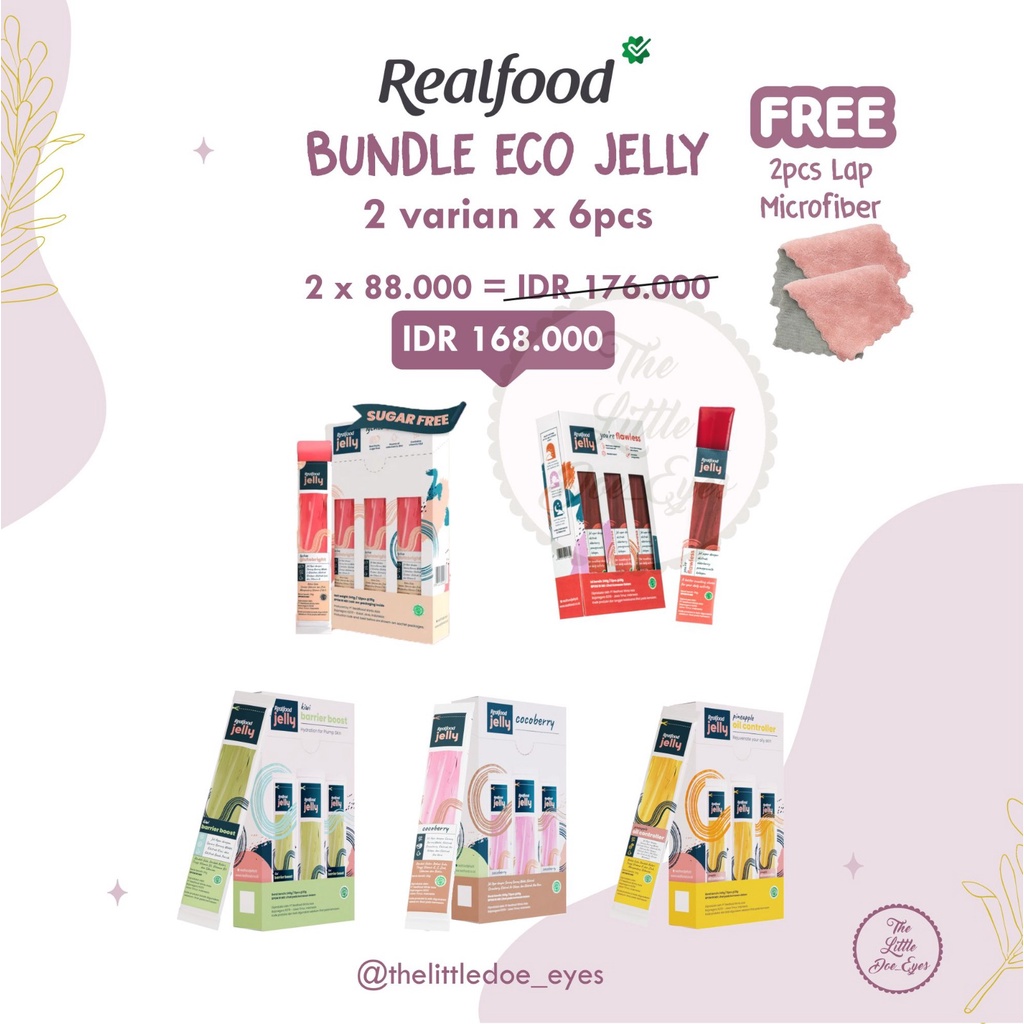 Realfood Bundle Eco Jelly (2 varian x 6pcs)