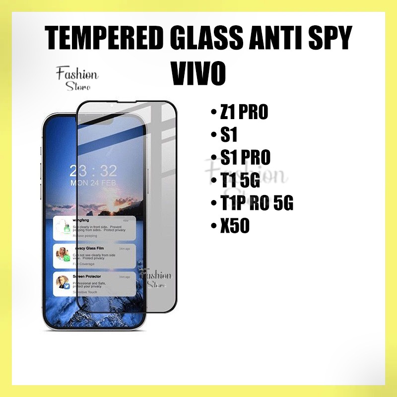 TEMPERED GLASS CERAMIC SPY ANTIGORES KACA KOMPATIBEL VIVO Z1PRO VIVO S1 VIVO S1PRO VIVO T1 5G VIVO T1P R0 5G VIVO X50