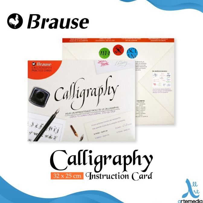 

Buku Instruksi Kaligrafi Brause Calligraphy Learning Book Practice Pad