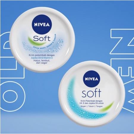 ^ KYRA ^ Nivea Creme Soft Extra White Krim Pelembab Moisturizer Untuk Wajah Tubuh dan Tangan