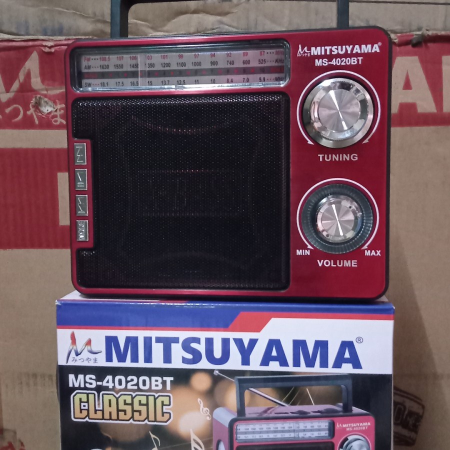 Speaker Bluetooth Radio FM USB senter Mitsuyama Ms- 4020BT Classic