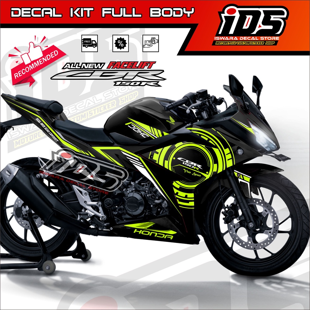 Stiker Decal Cbr 150R Facelift Full Body Variasi Striping Cbr 150R facelift Hitech