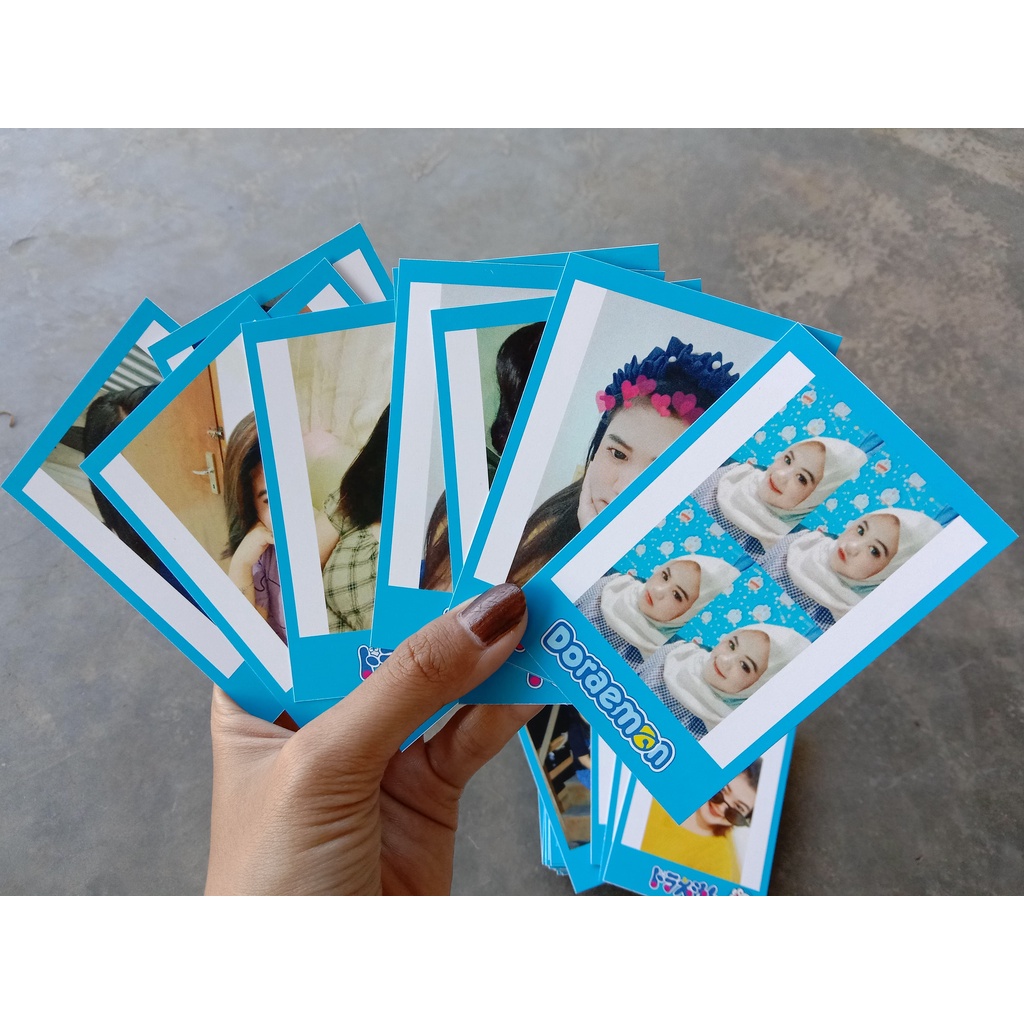 Cetak Foto Polaroid Doraemon // Polaroid Background Doraemon