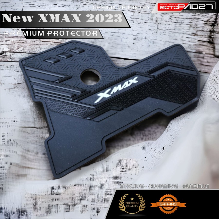 Motopad27 Stiker muffler cover knalpot New Xmax 2023 bahan karet