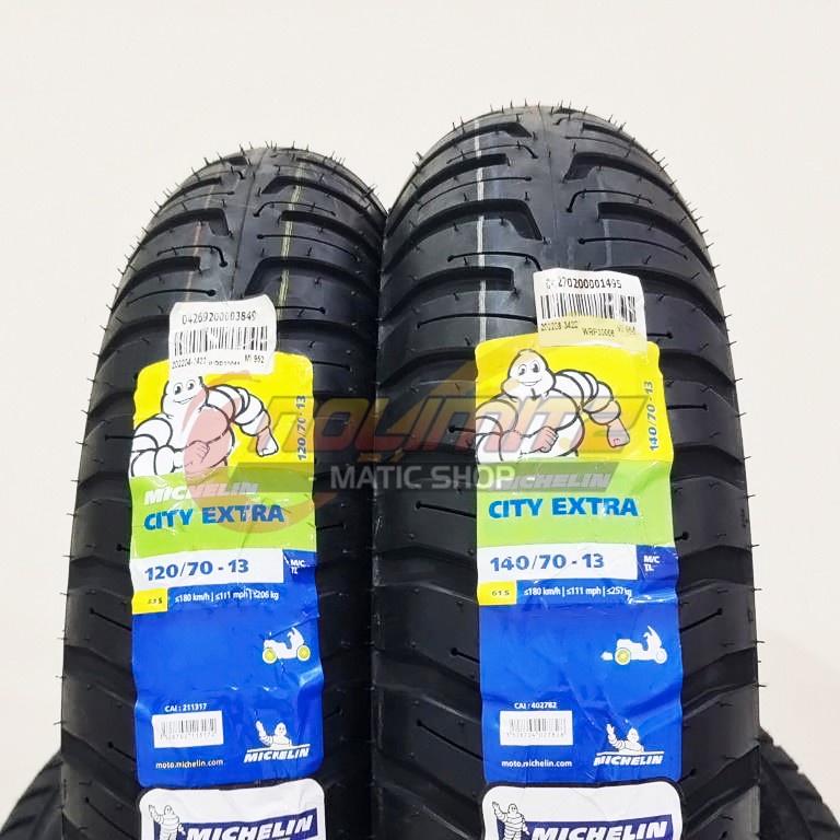 Ban Motor Michelin City Extra 120/70 - 13 &amp; 140/70 - 13 Yamaha NMAX