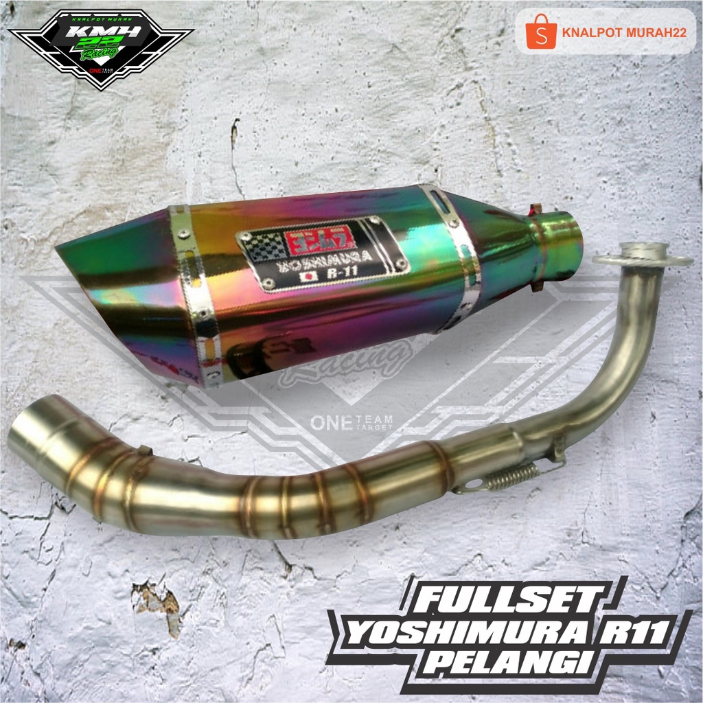 Knalpot Racing Yoshimura R11 Titan stainles Honda PCX 150 PCX150