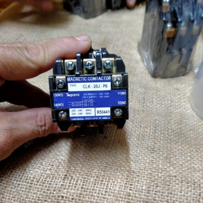 Terlaris Magnetic Contactor Togami Clk-20J-P6