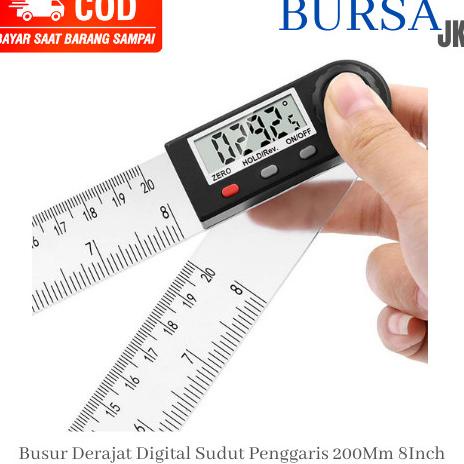 Penggaris Digital Pengukur Sudut Siku Derajat Kemiringan Waterpass