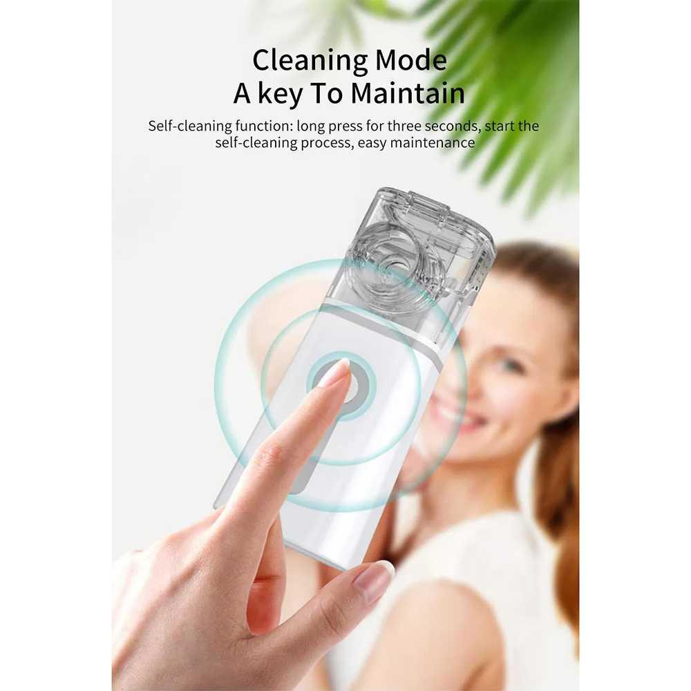 Alat Terapi Pernafasan Asma Inhale Nebulizer - YM-252 - White