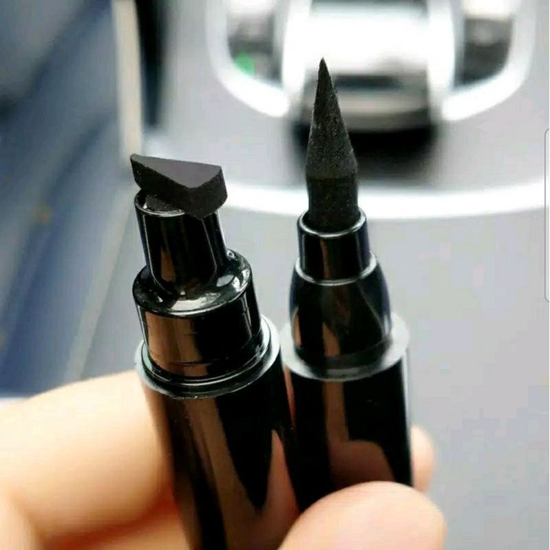 FEALI Eyeliner Waterproof Liquid - Duo Eyeliner Wing With Stamp 2in1